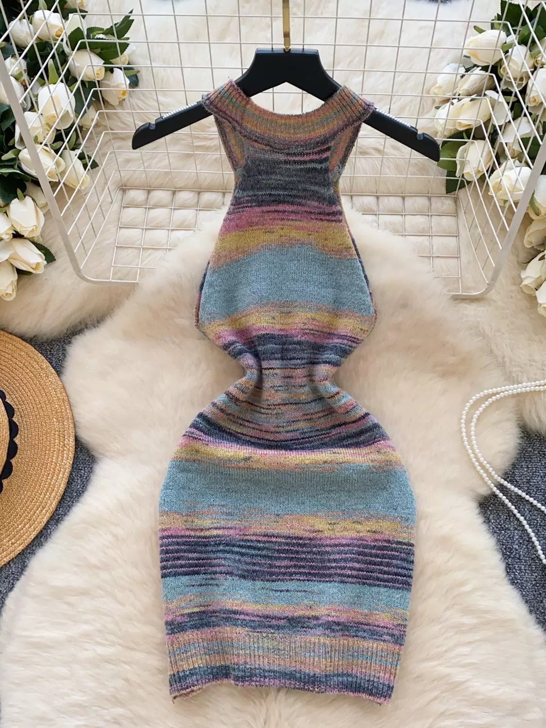 Mystical girl plaid dress KBC204 images